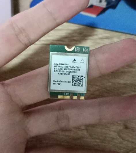 华硕无畏15pro的网卡，换新的网卡了，这...