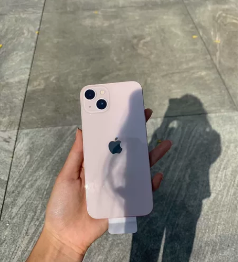 ?苹果13自用粉色 要换手机了可面交电池电...