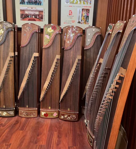 【琴行倒闭三折处理】全新敦煌古筝696双鹤...