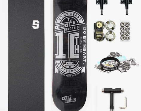 1985滑板DBH青少年初学者双翘板动作街...