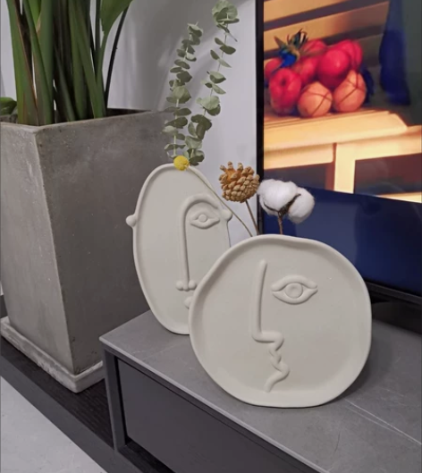 北欧ins创意陶瓷花瓶 简约插花艺术摆件 ...