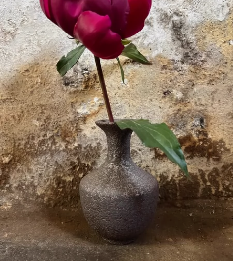 紫砂泥柴烧 手工烧制，花器酒器 摆件 感兴...