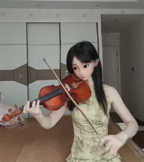 红棉小提琴V008A小提琴初学者专业级大学...