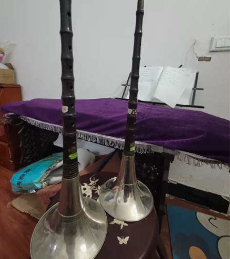 大G调老唢呐，材料老乌木，白铜电镀碗。上世...