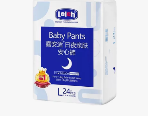 露安适亲肤夜用婴儿宝宝拉拉裤L24超薄透气...