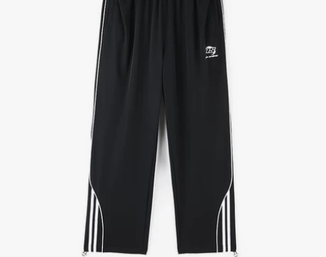 众尼美式复古高街侧边条纹休闲直筒长裤男百搭...