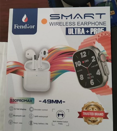 崭新智能手表加耳机一套，还未使用过便宜卖了...