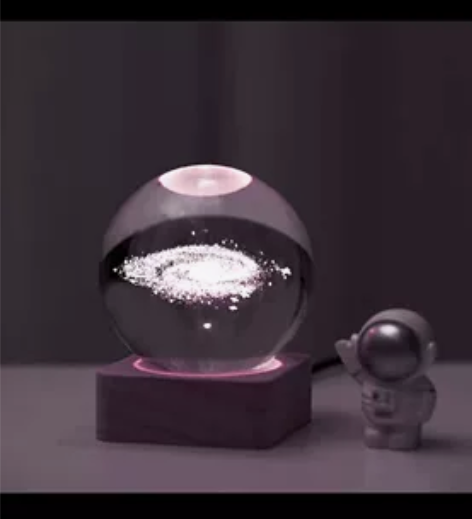 创意生日礼物女生闺蜜送男朋友发光水晶球实用...