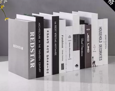 现代ins风北欧简约假书仿真书咖啡厅装饰品...