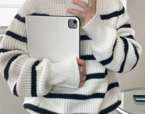 IDLE  IPAD白鳄纹适用于苹果平板电...