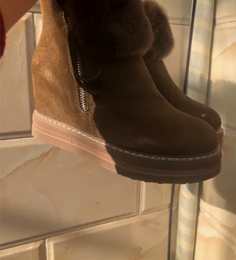 #厚底女鞋 38码,内增高8cm雪地靴,女冬加绒加厚,皮毛一... #厚底女鞋 38码,内增高8cm雪地靴,女冬加绒加厚,皮毛一...