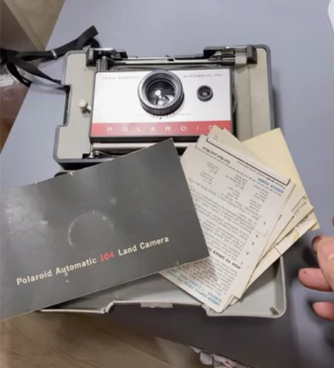 宝丽来104相机 成色看图 镜头不错 可以...