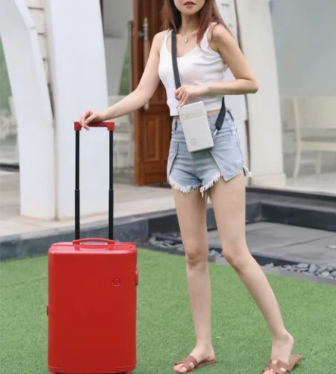 ITO开运红旅行箱好运箱红箱行李箱拉杆箱陪...