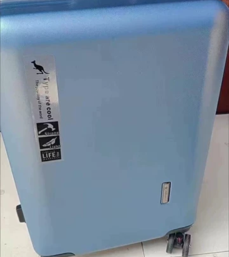 【全新包邮】袋鼠拉杆箱万向轮铝框箱行李箱男女商务拉链20寸2...