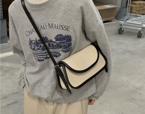 小包包韩版学生春夏小方包拼色单肩腋下包女2...