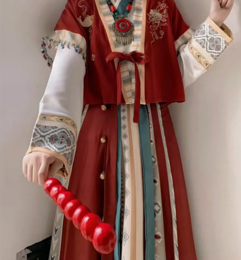 汉服女元素日常改良唐制魏晋风秋季汉服套装 ...