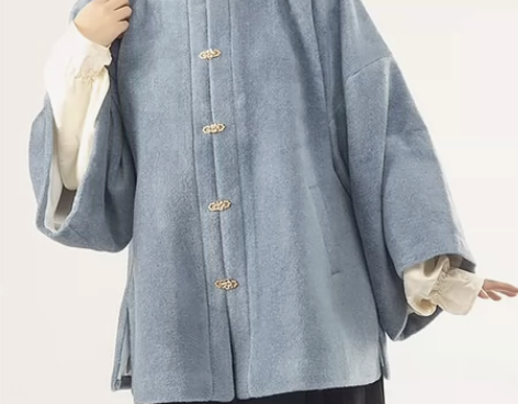 【包邮出】彩云涧【方领半袖】毛呢方领半袖 ...