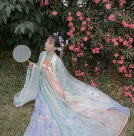 【实物图已更新】烛颜汉服春庭月大袖衫 烛颜...