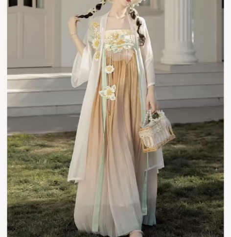 洛芷妤 春日葵葵 s码 全新全套 裙子+长...