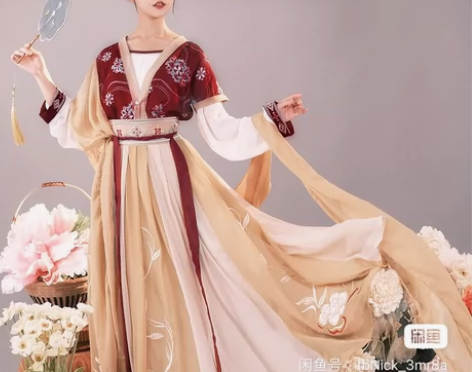 耀春醉芙蓉原创汉服女正品中国风超仙齐腰唐制...