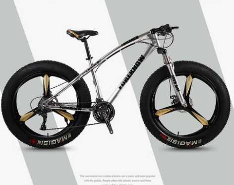 山地自行车男女学生单车变速越野沙滩雪地车成...