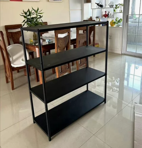 多层厨房落地置物架微波炉架厨房用品收纳多功...