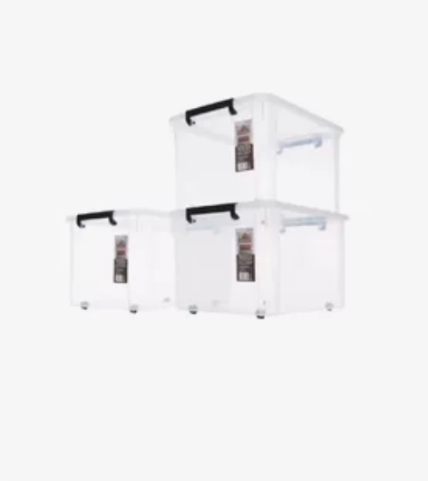 全新JD直发#禧天龙 收纳箱 55L*3个...