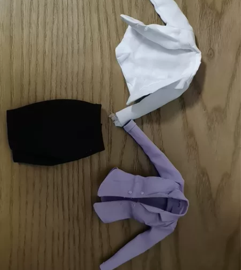 1/6兵人 城市猎人 野上冴子衣服 白色的...