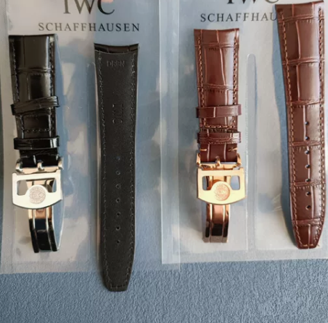 万国葡萄牙葡七手表带真皮原装皮带 葡七弧口...