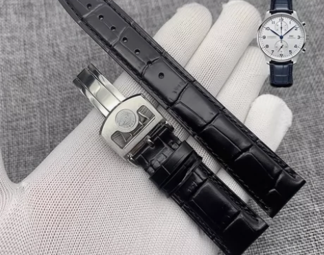 适用万国牛皮手表带原装代用IWC柏涛菲诺葡...