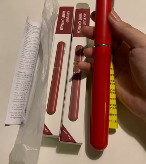 钢笔型气泡酒开瓶器 新式开瓶器，过年了都买...