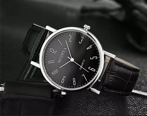 【包邮】MODIYA厂家直供石英礼品手表批...