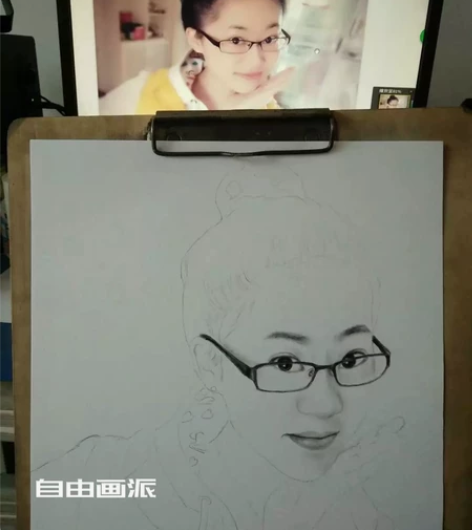 人物肖像画定制，根据规格下单 感兴趣的话点...