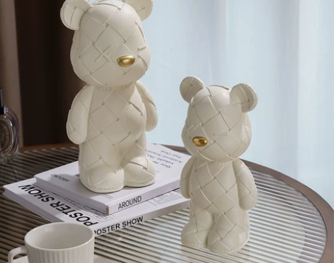 装饰品摆件ideaco轻奢暴力熊摆件存钱罐...