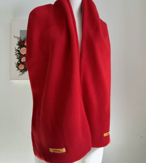 品牌定制年会红围巾新年喜庆聚会冬季保暖围巾...