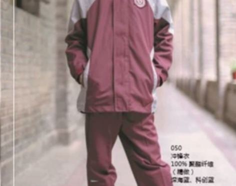 上海松江区校服多校同款冬季冲锋衣
