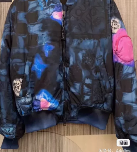 路易 羽绒服棒球服外套lv威登 46码 1...