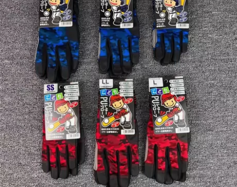 日本原单 青少年 成人 棒球打击手套 [玫...