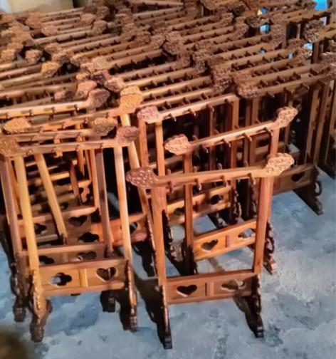 处理一批库存红木毛笔架实木毛笔架子笔挂红酸...