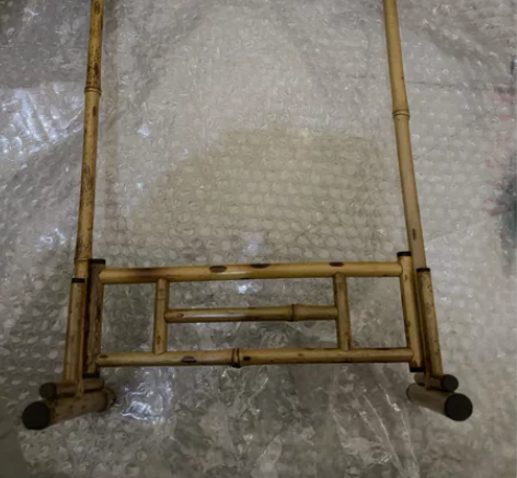 山下手作大号梅鹿竹毛笔架笔挂仿檀香多功能笔...