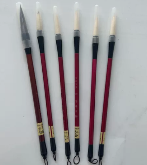 全新未开封毛笔 5支中号、1支大号，打包出...