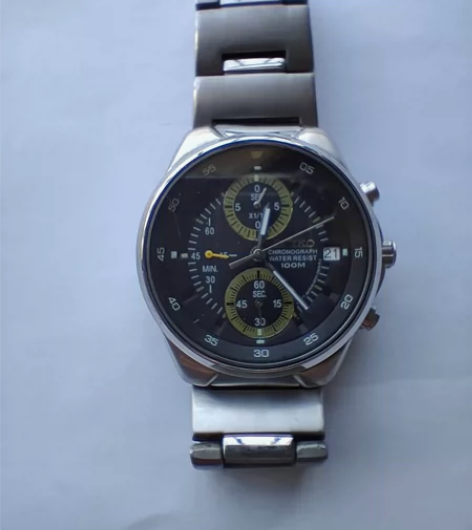 个人闲置精工手表，表盘尺寸是42mm，钢壳...