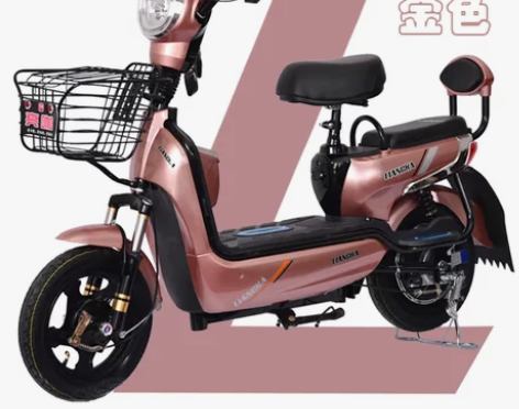 亮咖新款电动车48v小型电瓶车代步锂电电动...