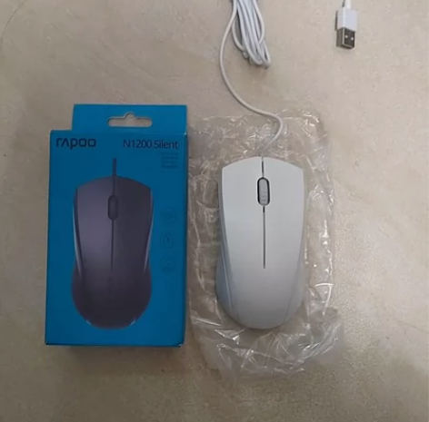 雷柏（Rapoo） N1200 有线鼠标 ...