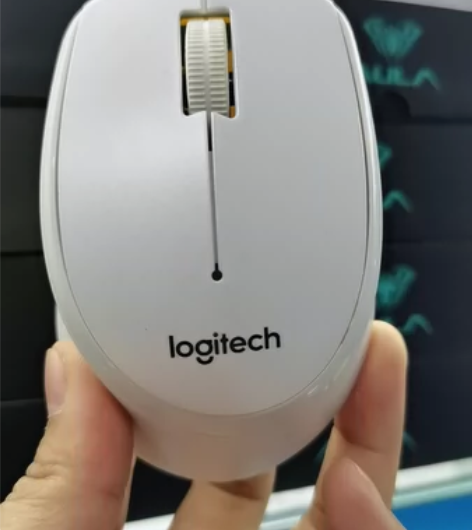 罗技M330无线静音鼠标 办公鼠标白色一个...