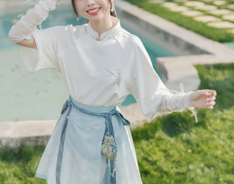 十三余小豆蔻儿[凝素-蓝溪镇联名]国风夏日...