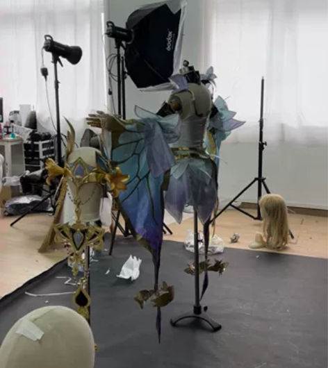 貂蝉金色仲夏夜之梦cos 小鸟家S码，假发...