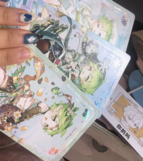 出新世界狂欢谷子 奥利文塔罗牌三张15 八...