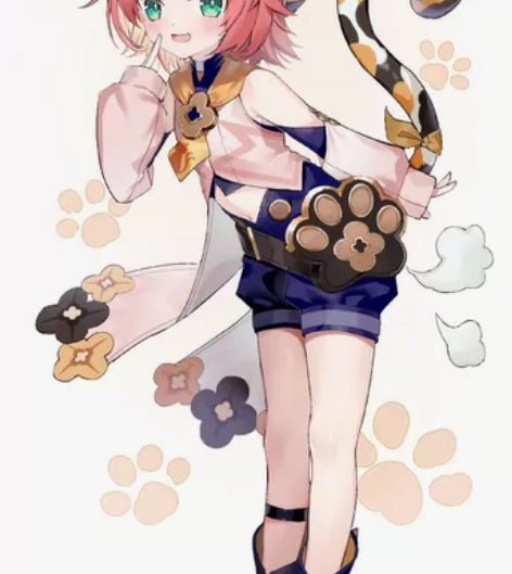 原神代肝 晶蝶 接官服和b服，纯手肝，可直...