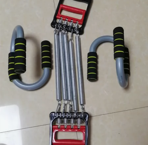 拉力器弹簧臂力器锻炼胸肌训练臂力健身器和俯...